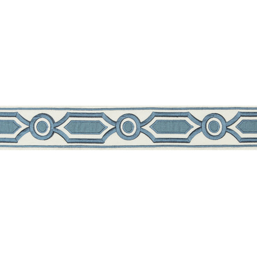 BRUNSCHWIG & FILS - GANDEN TAPE- BLUE - Fabric by the Yard BLUE