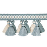 BRUNSCHWIG & FILS - ANDRE TASSEL FRINGE- AQUA - Fabric by the Yard