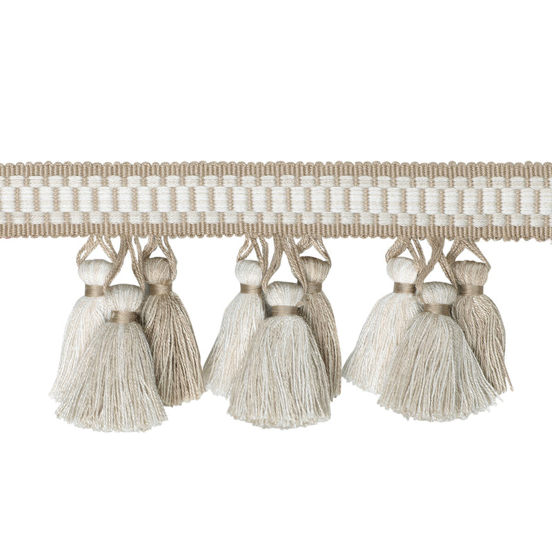 BRUNSCHWIG & FILS - ANDRE TASSEL FRINGE- BEIGE - Fabric by the Yard BEIGE