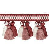 BRUNSCHWIG & FILS - ANDRE TASSEL FRINGE- RED - Fabric by the Yard