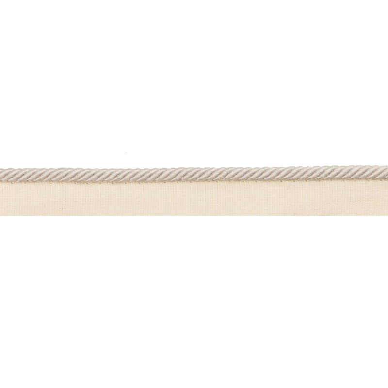 BRUNSCHWIG & FILS - PICARDY CORD- PLATINUM - Fabric by the Yard PLATINUM