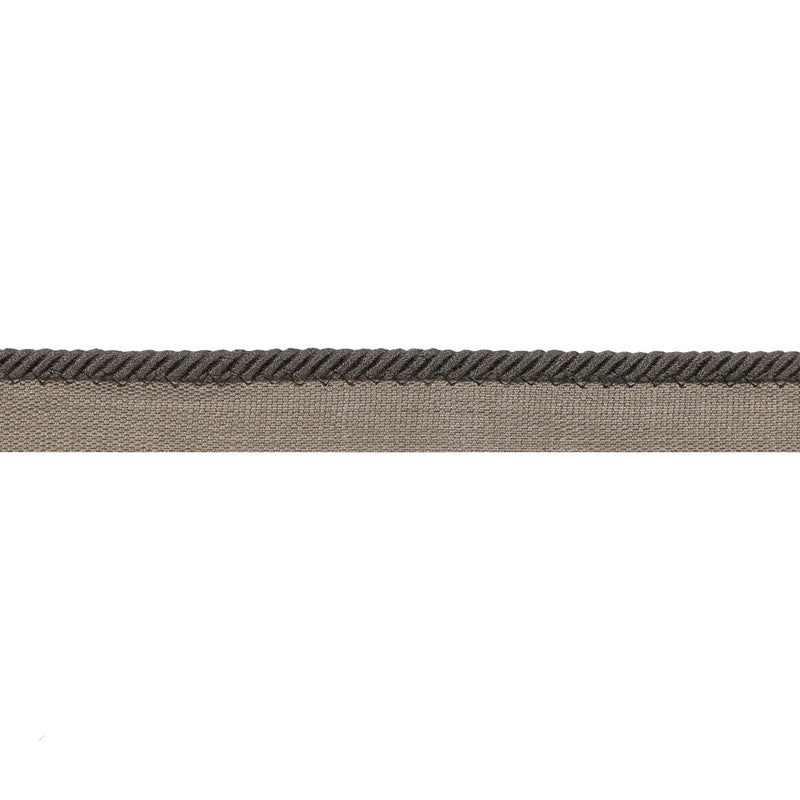 BRUNSCHWIG & FILS - PICARDY CORD- CHARCOAL - Fabric by the Yard CHARCOAL