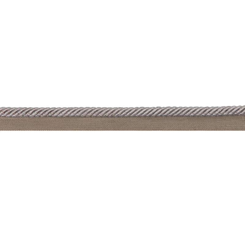 BRUNSCHWIG & FILS - BARODET CORD- SILVER - Fabric by the Yard SILVER