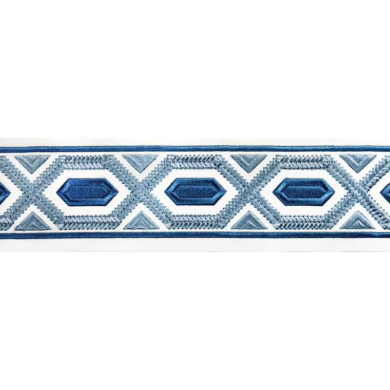 BRUNSCHWIG & FILS - AVRIL TAPE- DELFT - Fabric by the Yard DELFT