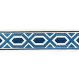 BRUNSCHWIG & FILS - AVRIL TAPE- BLUE - Fabric by the Yard