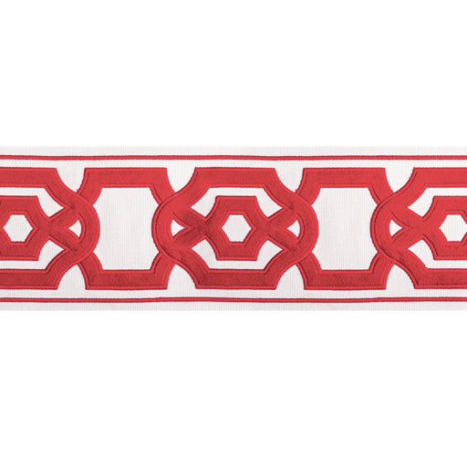 BRUNSCHWIG & FILS - CERISE TAPE- RED - Fabric by the Yard RED