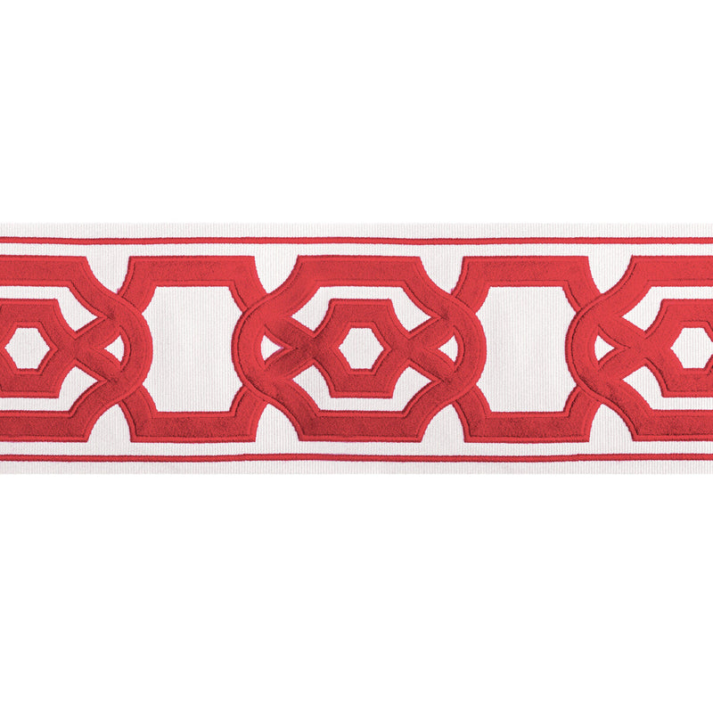 BRUNSCHWIG & FILS - CERISE TAPE- RED - Fabric by the Yard RED