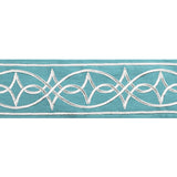 BRUNSCHWIG & FILS - ANAELLE TAPE- AQUA - Fabric by the Yard