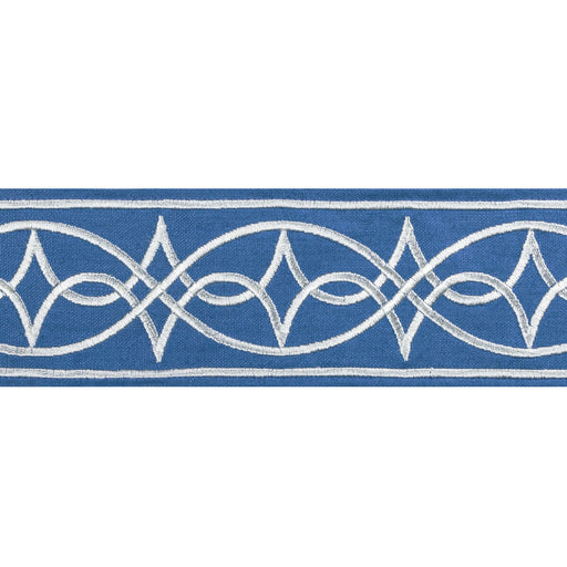 BRUNSCHWIG & FILS - ANAELLE TAPE- BLUE - Fabric by the Yard BLUE