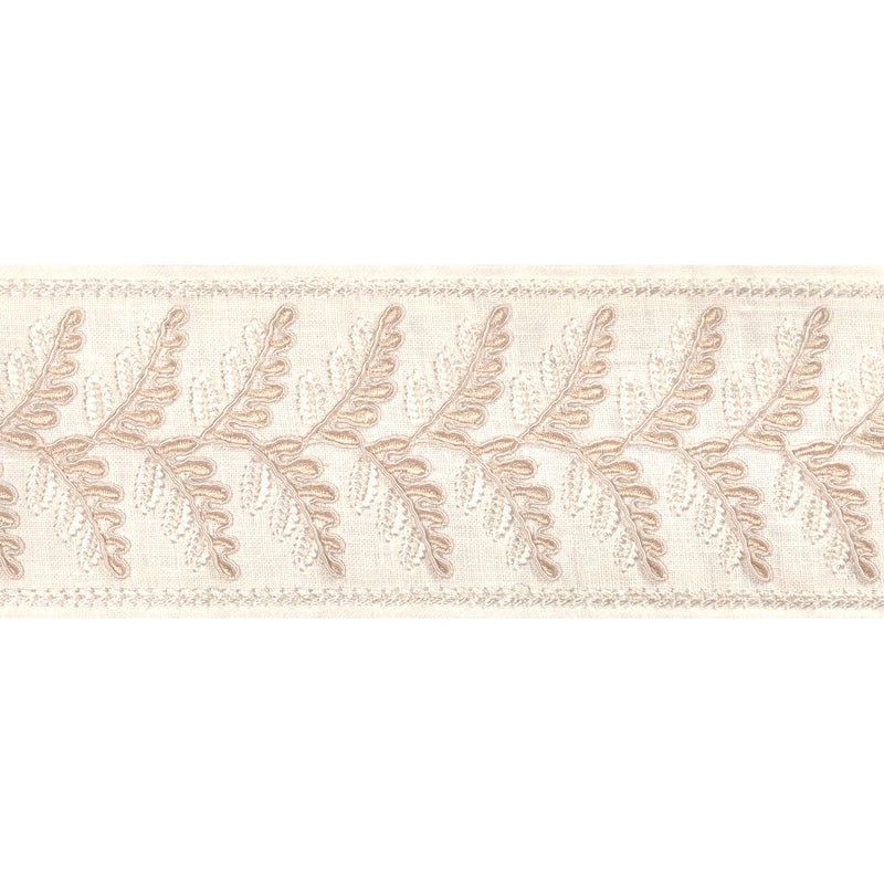 BRUNSCHWIG & FILS - FOUGERE BORDER- CREAM - Fabric by the Yard CREAM