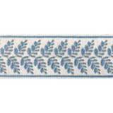 BRUNSCHWIG & FILS - FOUGERE BORDER- BLUE - Fabric by the Yard