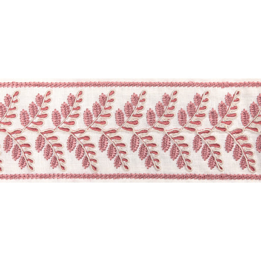 BRUNSCHWIG & FILS - FOUGERE BORDER- ROSEWOOD - Fabric by the Yard ROSEWOOD