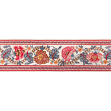 BRUNSCHWIG & FILS - LAURIS BORDER- RED/BLUE - Fabric by the Yard