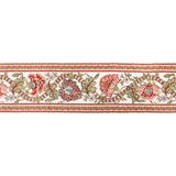 BRUNSCHWIG & FILS - LAURIS BORDER- APRICOT/SAGE - Fabric by the Yard