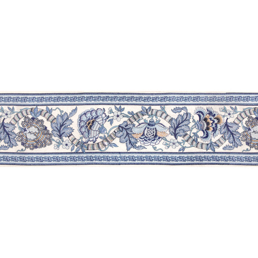 BRUNSCHWIG & FILS - LAURIS BORDER- BLUE/SKY - Fabric by the Yard BLUE/SKY