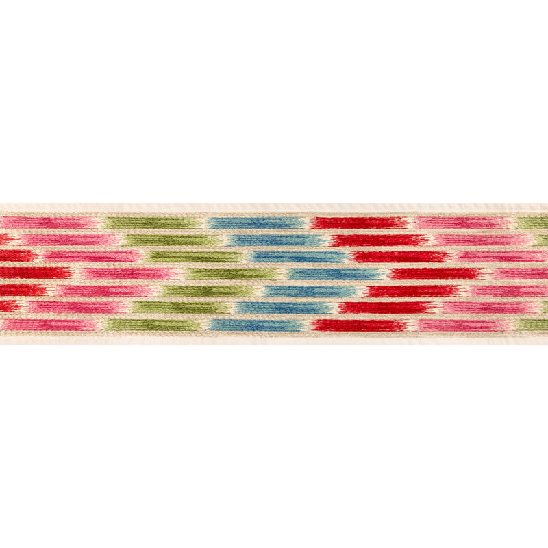BRUNSCHWIG & FILS - CASCADE BORDER- MULTI - Fabric by the Yard MULTI