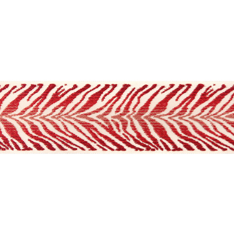 BRUNSCHWIG & FILS - TIGRE TAPE- CLARET - Fabric by the Yard CLARET