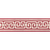 BRUNSCHWIG & FILS - PAROS TAPE- RED - Fabric by the Yard
