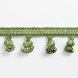 BRUNSCHWIG & FILS - MONTCEL POM FRINGE - GREEN - Fabric By The YARD