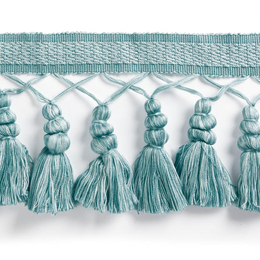 BRUNSCHWIG & FILS - MONTCEL TASSEL FRINGE - AQUA - Fabric By The YARD
