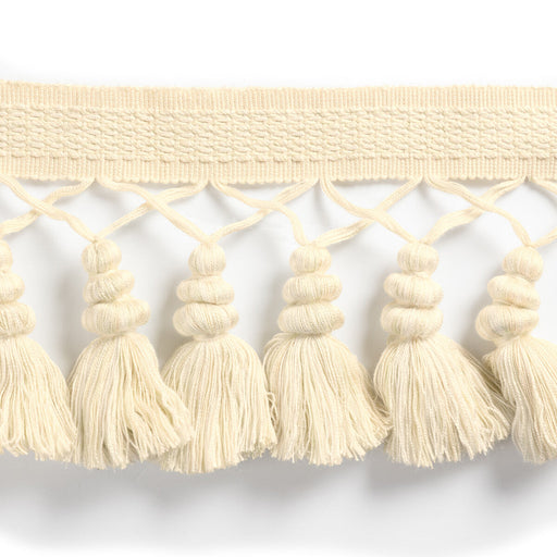 BRUNSCHWIG & FILS - MONTCEL TASSEL FRINGE - IVORY - Fabric By The YARD