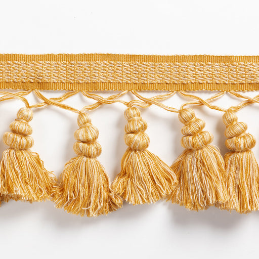 BRUNSCHWIG & FILS - MONTCEL TASSEL FRINGE - GOLD - Fabric By The YARD