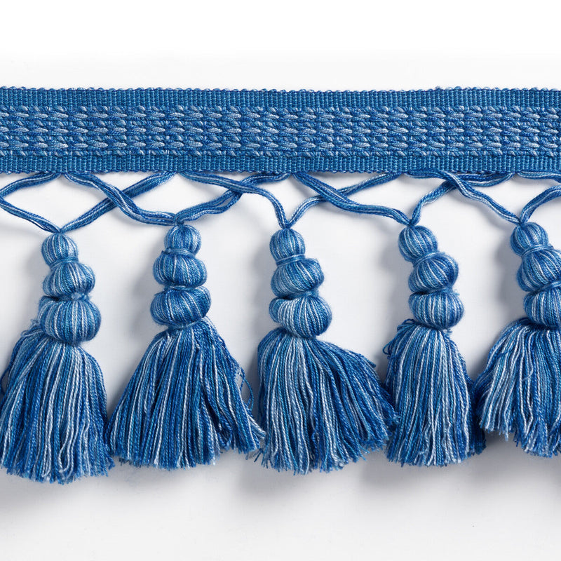 BRUNSCHWIG & FILS - MONTCEL TASSEL FRINGE - BLUE - Fabric By The YARD