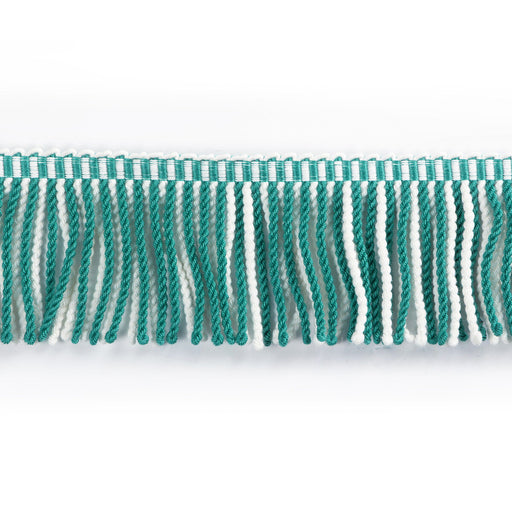BRUNSCHWIG & FILS - SAVOIE BULLION - AQUA/IVORY - Fabric By The YARD
