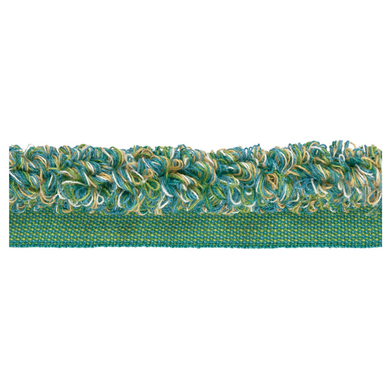 KRAVET DESIGN - ALOHA ROUCHE- TURQUOISE - Fabric by the Yard TURQUOISE