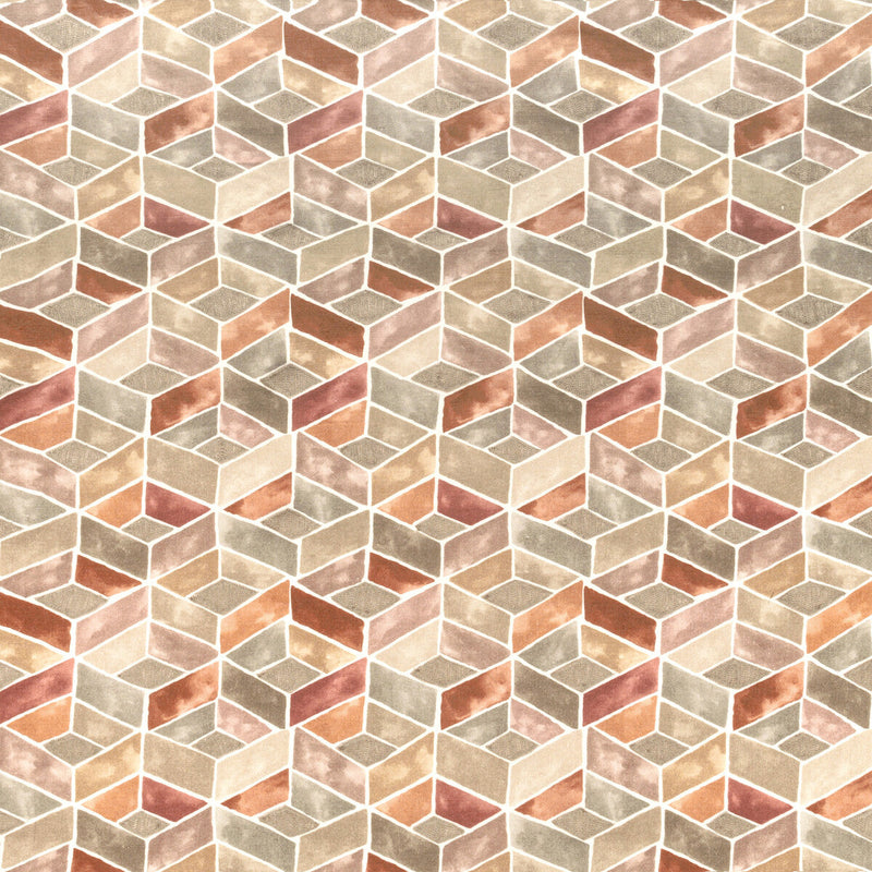 KRAVET COUTURE - TESSERAE- SUNSET - Fabric by the Yard SUNSET
