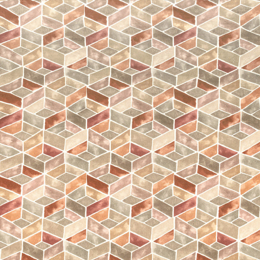 KRAVET COUTURE - TESSERAE- SUNSET - Fabric by the Yard SUNSET