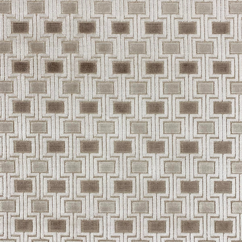 TETRIS - NATURAL - Mag Fabrics - Fabric By The Yard