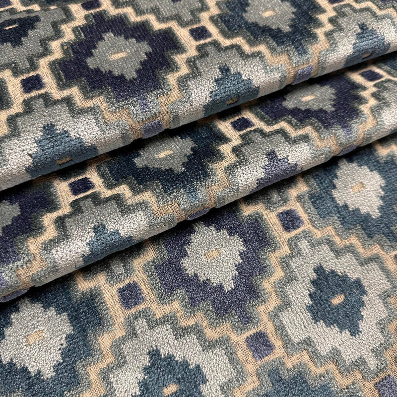 THEODORE - COBALT - Mag Fabrics - Fabric By The Yard