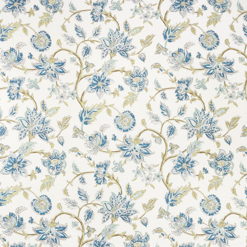 KRAVET BASICS - TIRU VINE- SEASPRAY - Fabric by the Yard SEASPRAY