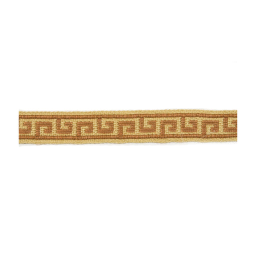 LEE JOFA - MINI GREEK KEY- COPPER - Fabric by the Yard COPPER