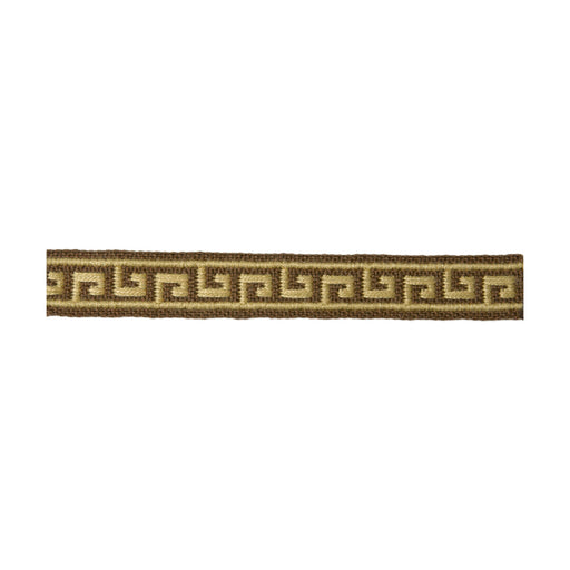 LEE JOFA - MINI GREEK KEY- CHESTNUT - Fabric by the Yard CHESTNUT