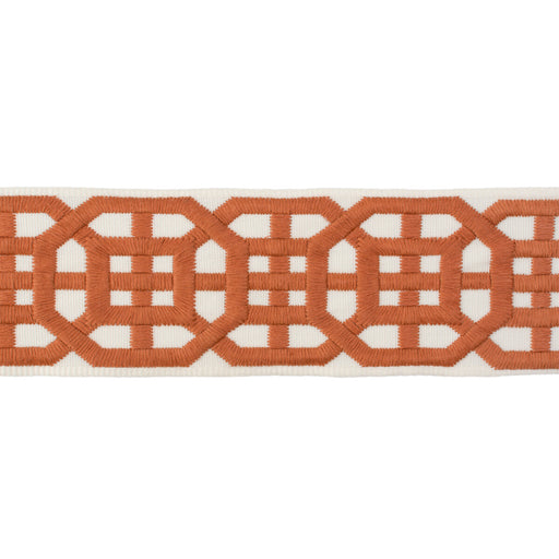 LEE JOFA - AVIGNON TAPE- ORANGE - Fabric by the Yard ORANGE