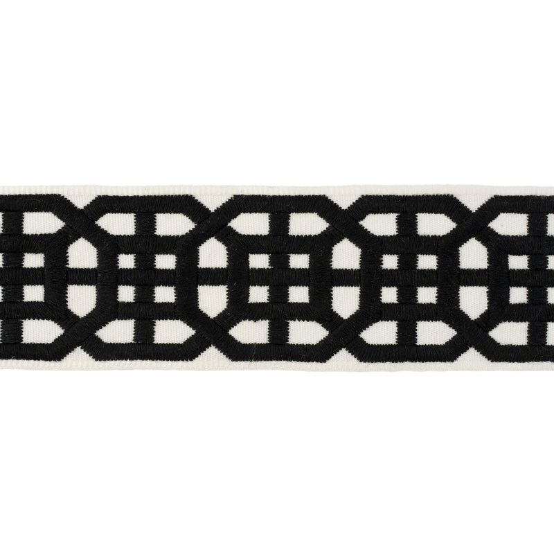 LEE JOFA - AVIGNON TAPE- BLACK - Fabric by the Yard BLACK
