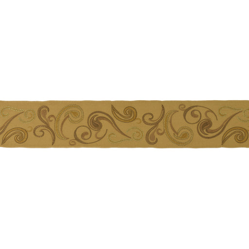 LEE JOFA MODERN - NOBLE BORDER- GOLD - Fabric by the Yard GOLD