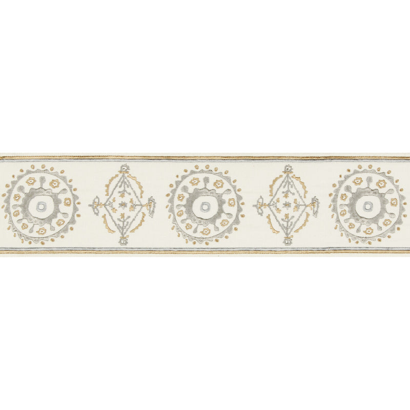 LEE JOFA - BELLES TAPE- GREY/BEIGE - Fabric by the Yard GREY/BEIGE