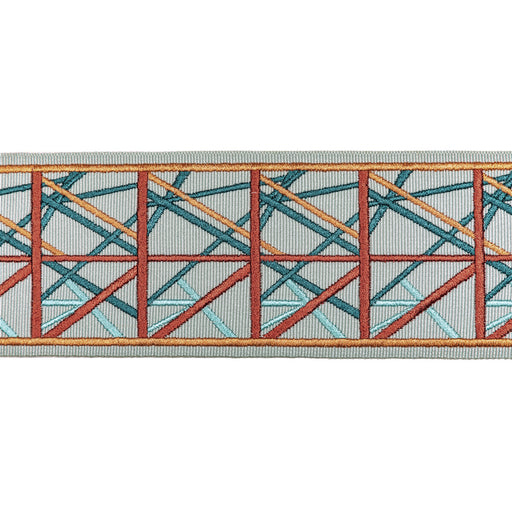 LEE JOFA MODERN - SIMPATICO TAPE- CORAL - Fabric by the Yard CORAL