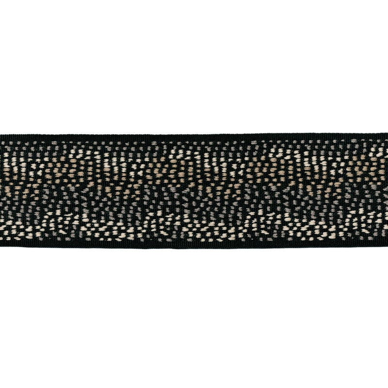 LEE JOFA MODERN - SURGE TAPE- BLACKENED - Fabric by the Yard BLACKENED