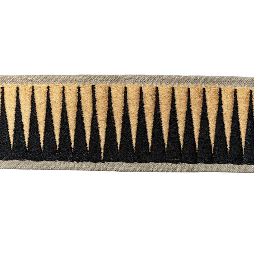 LEE JOFA MODERN - BRAVADO TAPE- EBONY AURA - Fabric by the Yard EBONY AURA