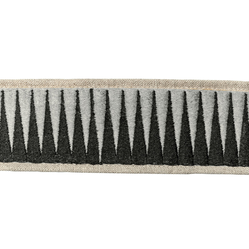LEE JOFA MODERN - BRAVADO TAPE- EBONY GRAPHITE - Fabric by the Yard EBONY GRAPHITE