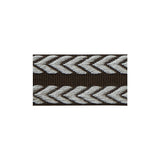 LEE JOFA - CHEVRON BRAID- BROWN & FLAX - Fabric by the Yard