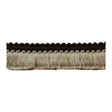 LEE JOFA - CUT RUCHE TWO- BROWN & FLAX - Fabric by the Yard
