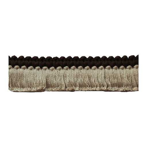 LEE JOFA - CUT RUCHE TWO- BROWN & FLAX - Fabric by the Yard BROWN & FLAX