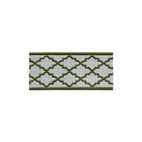 LEE JOFA - MOROCCAN EMB BORDER- GREEN - Fabric by the Yard
