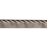 LEE JOFA - STRPD CABLE CORD- FLAX & BRONZE - Fabric by the Yard