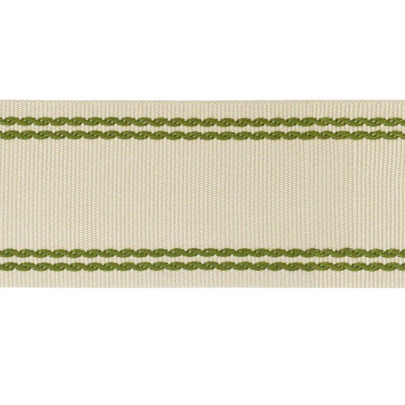 LEE JOFA - BRAID W/TRAMLINES- FLAX&OLIVE GRN - Fabric by the Yard FLAX&OLIVE GRN